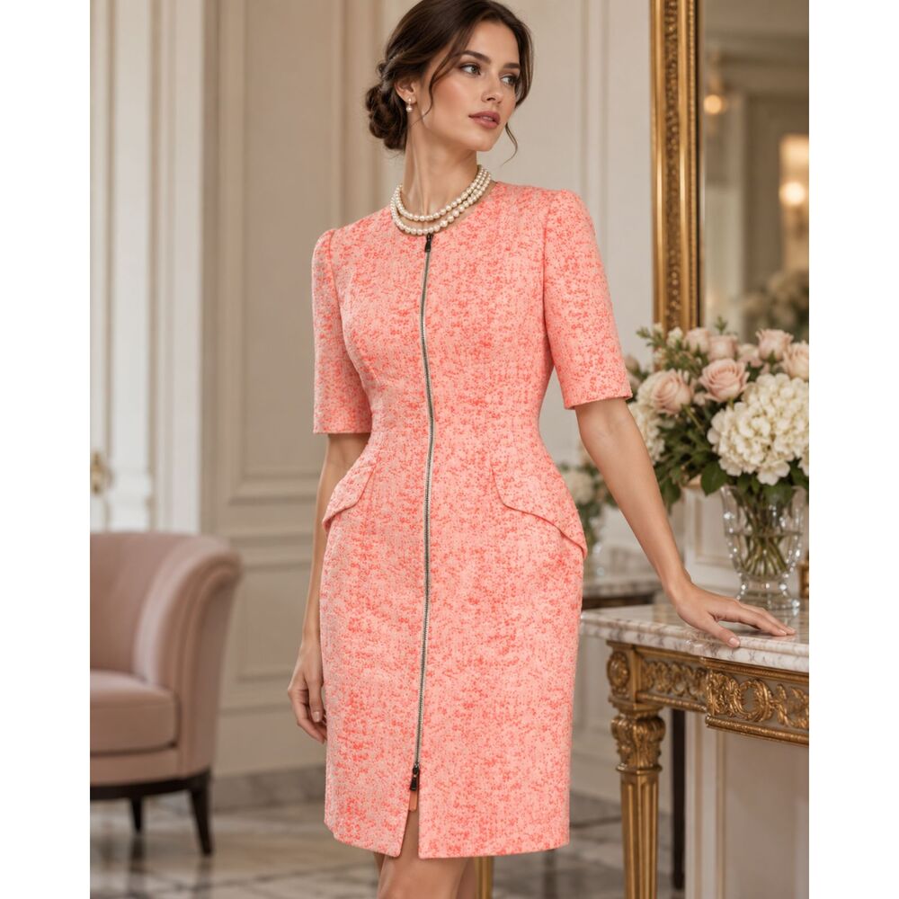 Christian Dior structured Mini dress Sz 8